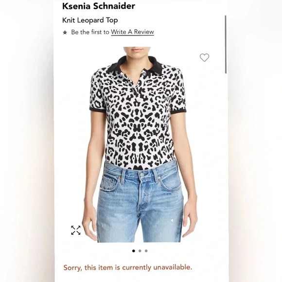 Ksenia Schnaider
Knit Leopard Top Size S - Picture 2 of 6